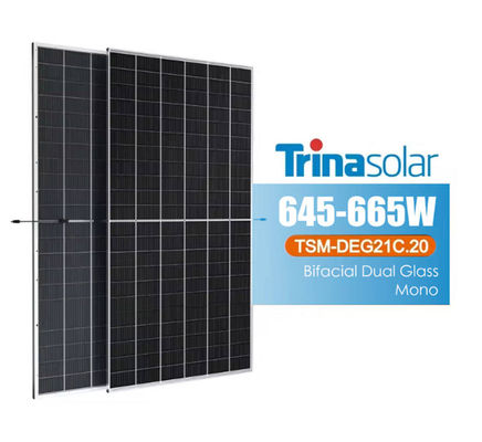 트리나 DE19R 태양 전지 패널 570/575/580W 반전지 유형 및 MC 호환 커넥터