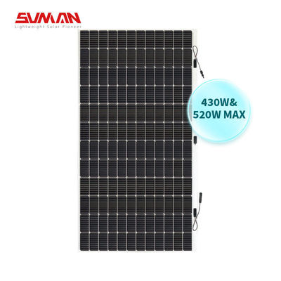 최대 전력 430W/520W 단결성 태양 전지 패널 100W 300W 330W 350W 400W 500W 1000W