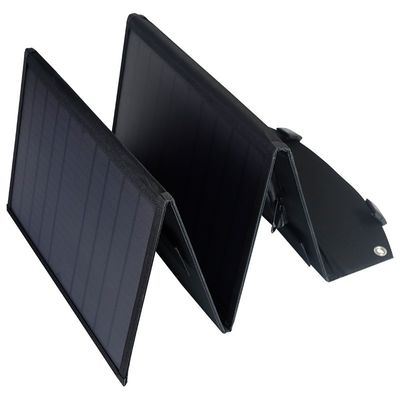 휴대용 태양 전지 캠핑 솔루션 50W 100W 태양 전지 패널 빠르고 쉬운 충전