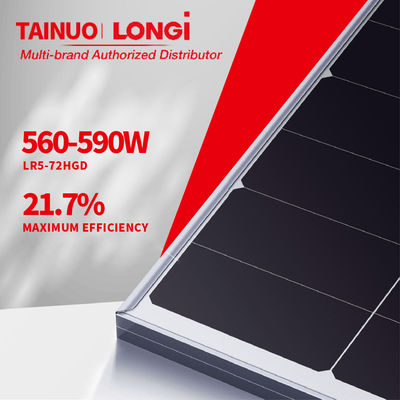 2278*1134*30mm LONGi 550W 555W 560W 570W 580W A급 태양 전지 단위 태양 전지