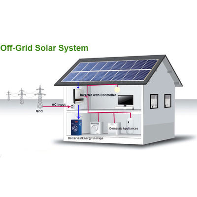 10KW/15KW 가정용 에너지 저장 시스템 단결성 실리콘 태양 전지 패널에 의해 가동