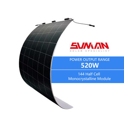 맥스 파워 선만 EARC 430W/520W 유연 태양 전지 패널 효율 20.4%