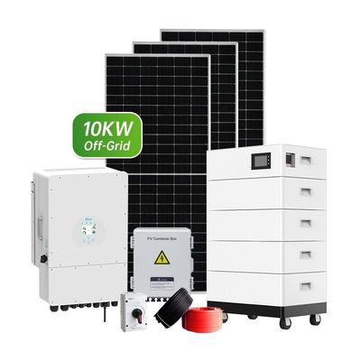 납산 배터리 하이브리드 태양 시스템 50KW 30KW 20KW 15KW 오프 그리드 태양광 발전 시스템