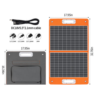 60W/100W/120W 휴대용 접이 가능한 태양 전지 패널