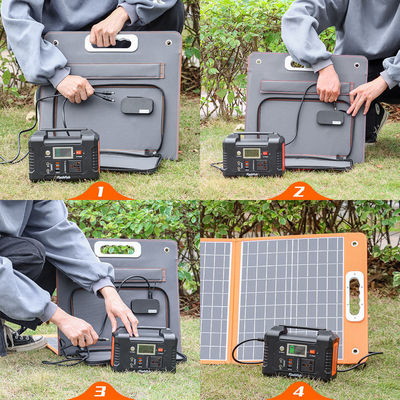 60W/100W/120W 휴대용 접이 가능한 태양 전지 패널