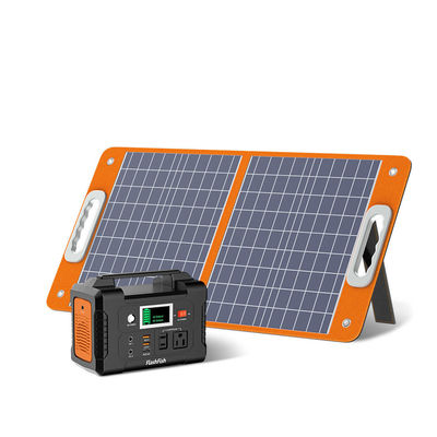 방수 접이식 태양광 패널 키트 100w 200w 12V 24V 배터리 발전소 OEM