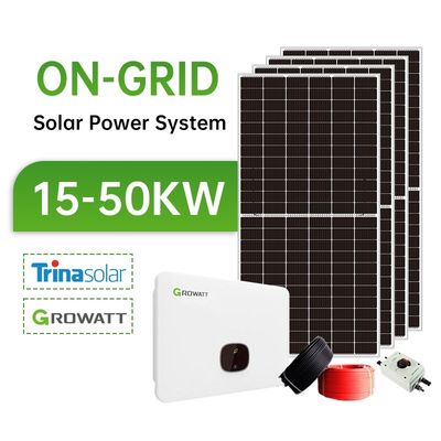 10Kw 20Kw 30kwh 태양광 시스템 Pv 태양광 에너지 키트 온 그리드 하이브리드 태양광 발전 시스템