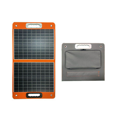 유연한 60W 폴더블 태양 전지 패널 USB 출력 5V2.4A와 휴대용 500W
