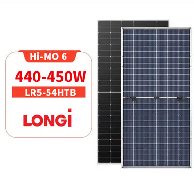 LR5-54HTB 440-450M 풀 블랙 하이 모 6x PV 모듈 440W 450 와트 445W 가정 지붕 태양 전지 패널