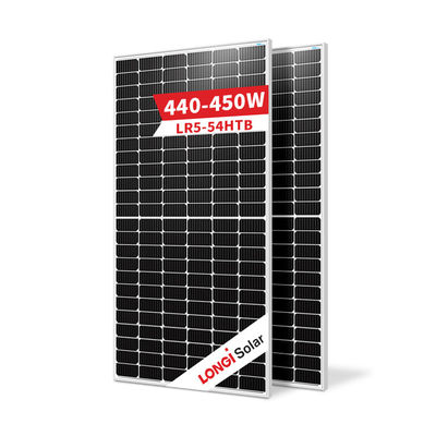 LR5-54HTB 440-450M 풀 블랙 하이 모 6x PV 모듈 440W 450 와트 445W 가정 지붕 태양 전지 패널