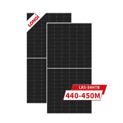 롱이 태양 전지 패널 Hi-Mo X6 440W 445W 450W 완전 검은 반 셀 PV 모듈