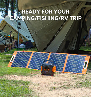 캄핑 및 RV용 USB 타입-c DC 포트와 함께 폴더블 썬파워 100W 태양 전지 패널 충전기