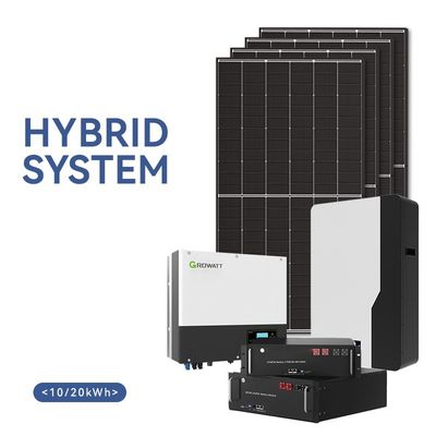 10KVA 48v 10KW 태양 에너지 저장 시스템 110V-240V 지붕 장착