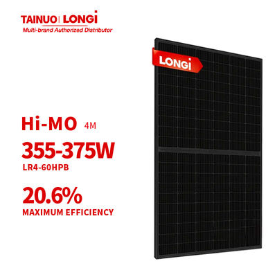 LONGi Hi-MO 4m LR4-60HPB 355-375M 모노 태양광 패널 355W 375W 182mmx182mm 셀 크기