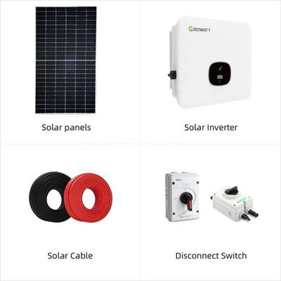 30kW 태양 에너지 시스템 전원 가정 기술 지원용 태양 에너지 시스템