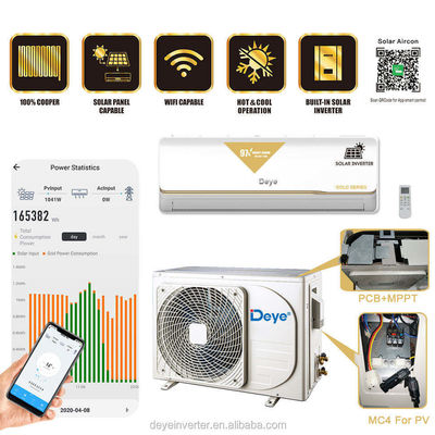 12000BTU 18000BTU 24000BTU 하이브리드 ACDC 태양광 에어컨 단위 분산 하이브리드 휴대용