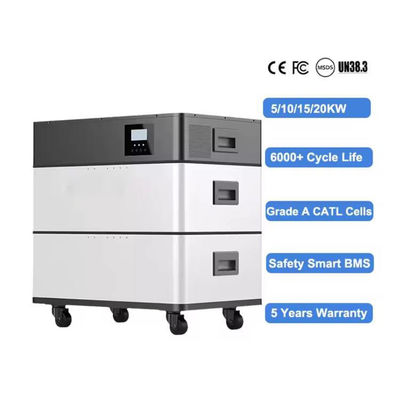51.2V 5kw 10kw 15kw 고전압 Lifepo4 Akku용 에너지 저장 배터리