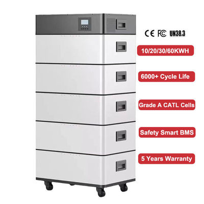 51.2V 5kw 10kw 15kw 고전압 Lifepo4 Akku용 에너지 저장 배터리