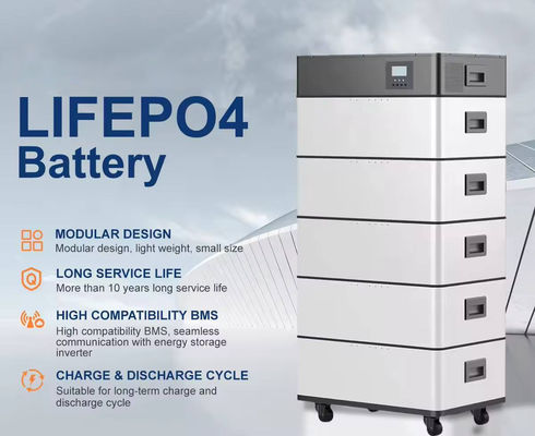 12.8kwh 25.6kwh 태양 에너지 저장 시스템 IP55 보호 클래스 리?? 배터리