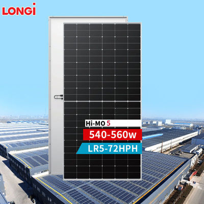 LR5-72HPH 535M 535w 540w 550w 전력 허용률 0-3%의 반전지 단전자 태양광 PV 모듈