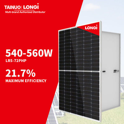 182mm 태양 전지 모듈 540 와트 21.7% 패널 효율과 3 다이오드 연결 상자
