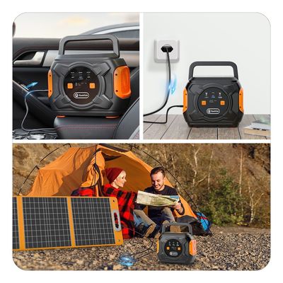 휴대용 발전소 300W 휴대용 태양광 발전기 8000 라이프 DC 9-12V/10A