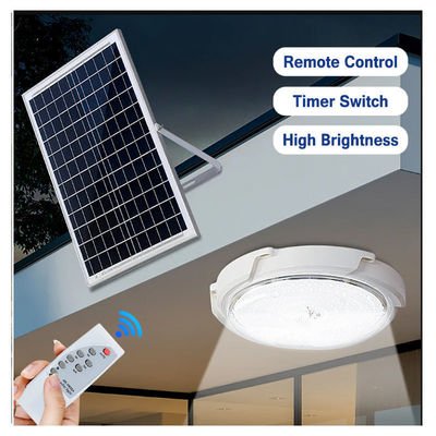방수 Ip65 홈 발코니 라이트 10W 태양 가정 조명 필요를위한 태양광 LED 태양광 램프