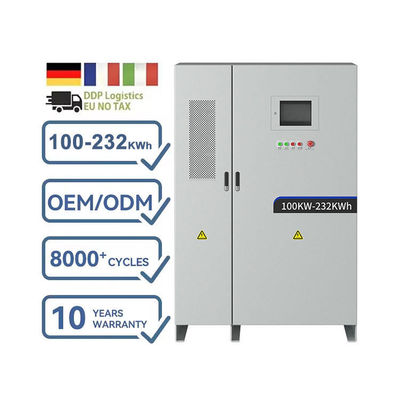 OEM 에너지 저장 200kwh 400kwh 100KW 200KW 전력 공급 장치 없는 ESS 하이브리드 리?? 배터리 태양광 발전 시스템