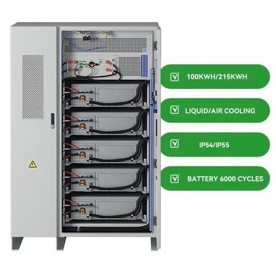 232KWh 200KWh 1 메가와트 배터리 에너지 저장 캐비닛