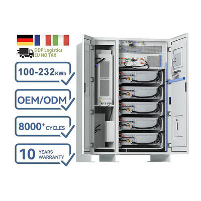100KVA 네트워크 연결 산업 및 상업용 에너지 저장 용기 232kWh