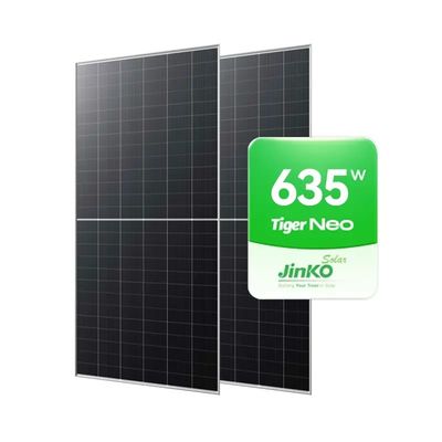 N형 단결 결정성 호랑이 NEO Jinko 585W 580W 72HL4-BDV 양면 태양 전지 패널