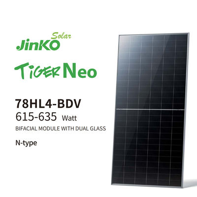 N형 단결 결정성 호랑이 NEO Jinko 585W 580W 72HL4-BDV 양면 태양 전지 패널