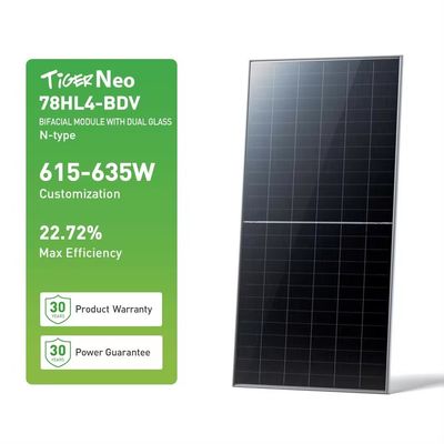 CE TUV 인증을 받은 진코 태양광 565W 570W 575W 580W 585 와트 타이거 네오 N형 PV 모듈