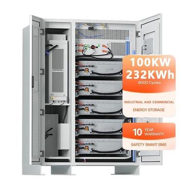 외부 에너지 저장 시스템 200kw 372kw 전압 공기 냉각 및 LiFePO4 배터리