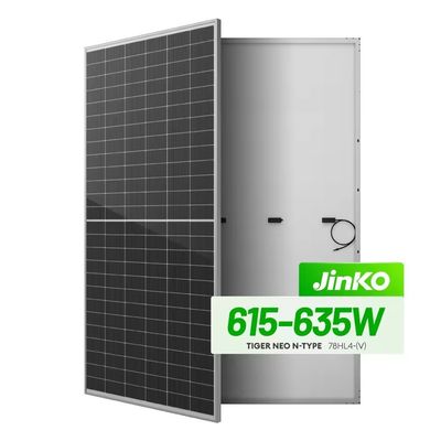 풀 키트 580 와트 JINKO 안오디제 알루미늄 합금 프레임과 함께 이중 유리 태양 전지 패널