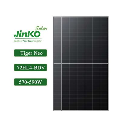 575W Jinko Tiger Neo N형 72HL4-BDV 태양광 시스템용 양면 태양광 패널