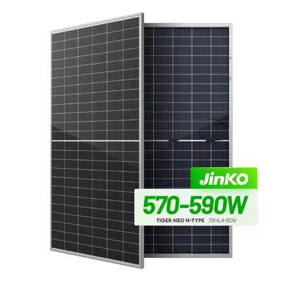 진코 태양광 560W 565W 570W 575W 580W 타이거 네오 N형 72hl4-BDV 양면 태양광 패널