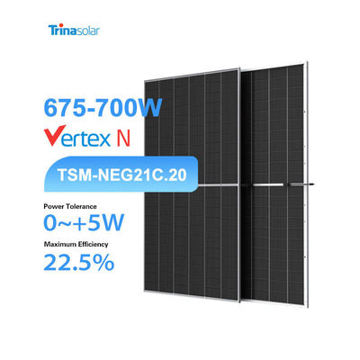 트리나 태양광 NEG21C.20 태양광 시스템용 양면 태양광 패널 675W-700W 패널 시리즈