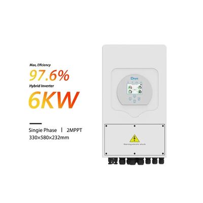 Deye SUN-5K-SG03LP1-EU 하이브리드 태양광 인버터 3.6KW 5KW 6KW EU 주식 보호 IP65