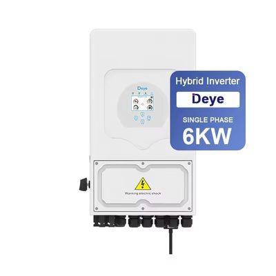 Deye 6kw 인버터 SUN-6K-SG03LP1-EU 단일 단계 EU 버전 및 IP65 보호