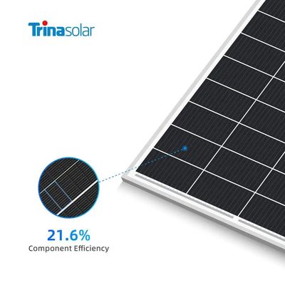 210mmx210mm 셀 크기 620W-645W 듀얼 글래스 모노 크리스탈린 태양 패널 25 ~ 20C