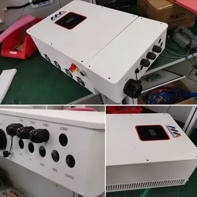 출력 주파수 50/60Hz 메가레보 하이브리드 인버터 시스템 5-12KW 단일 3단계