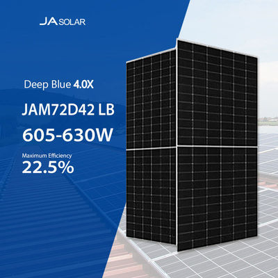 182mmx182mm 셀 크기 양면 N형 태양광 지붕 패널 635W 630W 625W 620W 집용