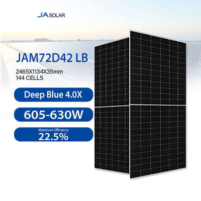 JA 태양광 605와트 610w 615w 620w 625w 630w N형 양면 태양광 패널 4mm 2 IEC 케이블