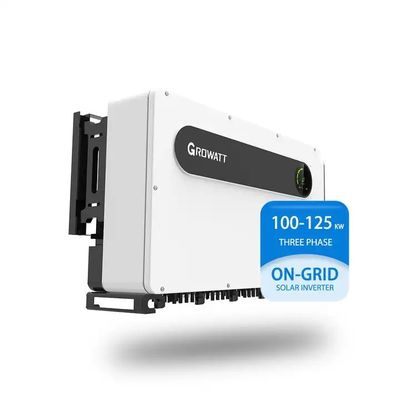 10 MPP 트래커 온 그리드 인버터 그루와트 MAX 100-125KTL3-X LV 180V-1000V 입력 전압
