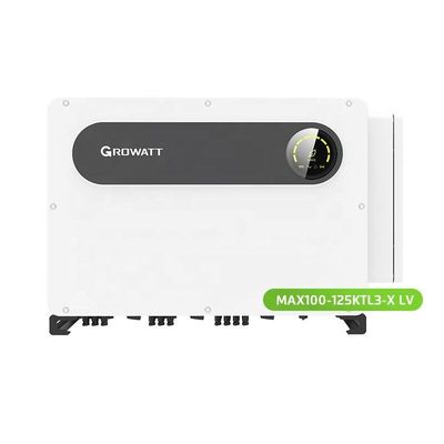 110kw Growatt Max 110KTL3-X2 LV On Grid 태양광 인버터와 WIFI/RS485 통신