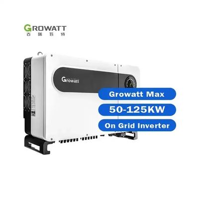 그루와트 MAX 100-125KTL3-X LV 3단계 인버터 84KG 출력 유형 및 WiFi 연결