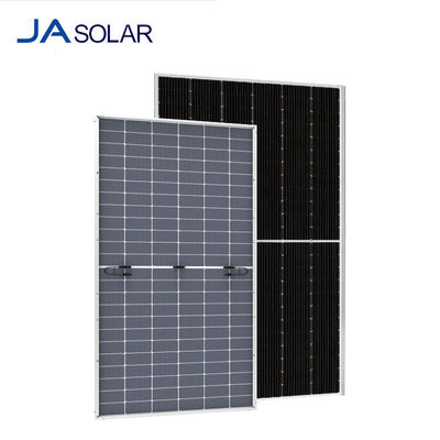 20.0mm 온화 저철 유리 600-625W N형 TOPCON 양면 단면 JA 태양광 PV 패널