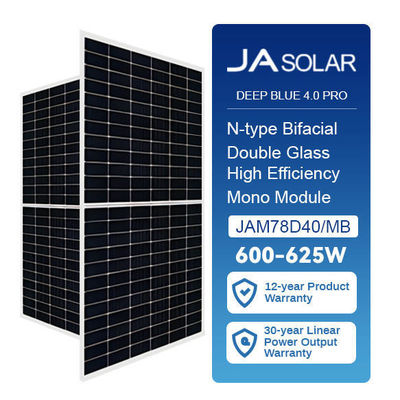 600W 쌍면 쌍 유리 태양 전지 패널 JAM72D40LB 585W 590W 595W 605W 12AWG 케이블