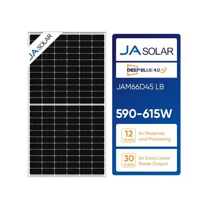 가정용 태양 에너지 저장 시스템 590W-615W 132Cell Perc N형 양면성 모노 Pv 패널